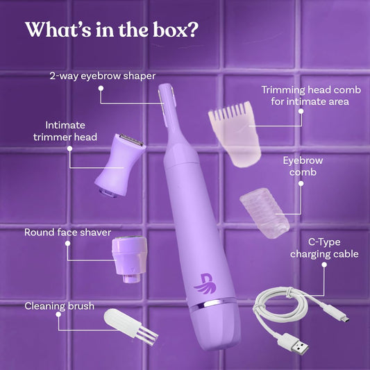 Finigo 6-in-1 Sensitive | Trimmer for Women